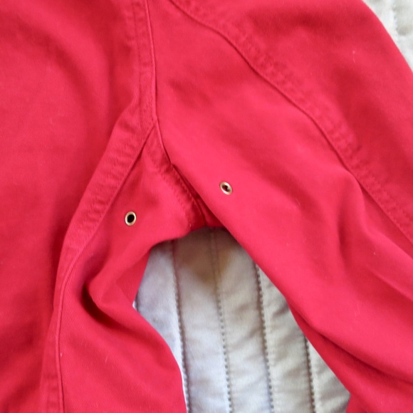 Vintage Ralph Lauren Naval Supply Company Red Canvas Military Utility Jacket - Picture 8 of 11